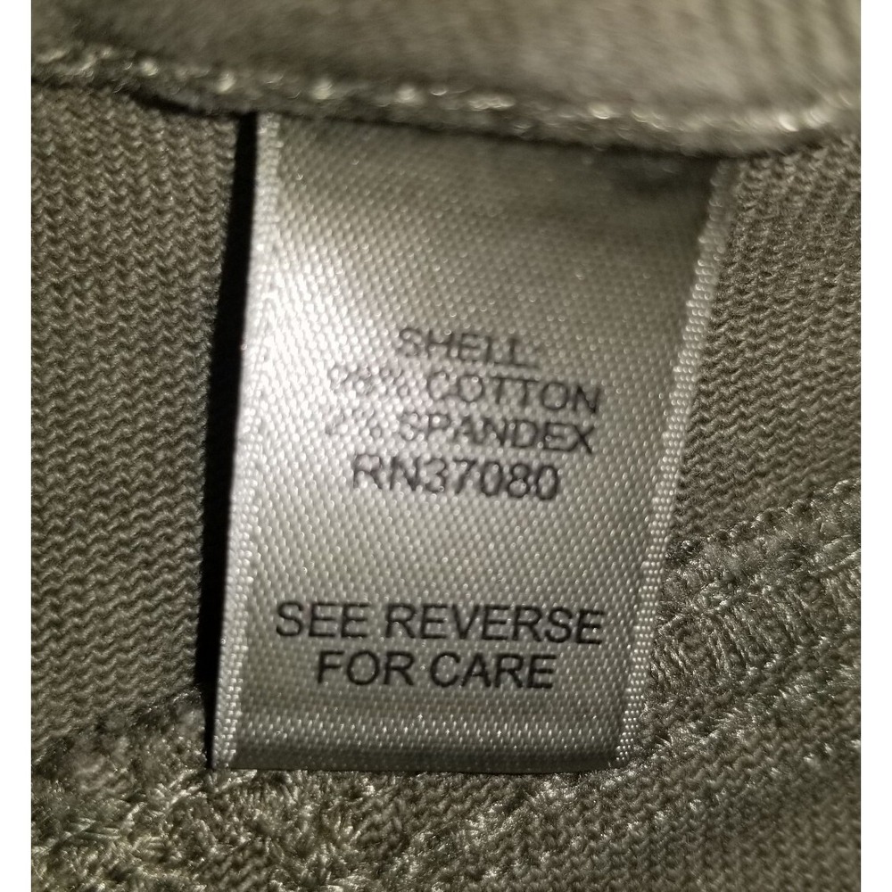 Women's CATO Pants Olive Green Size 6 Khaki Comfort Stretch Hi-Rise Tapered Leg - Picture 4 of 11